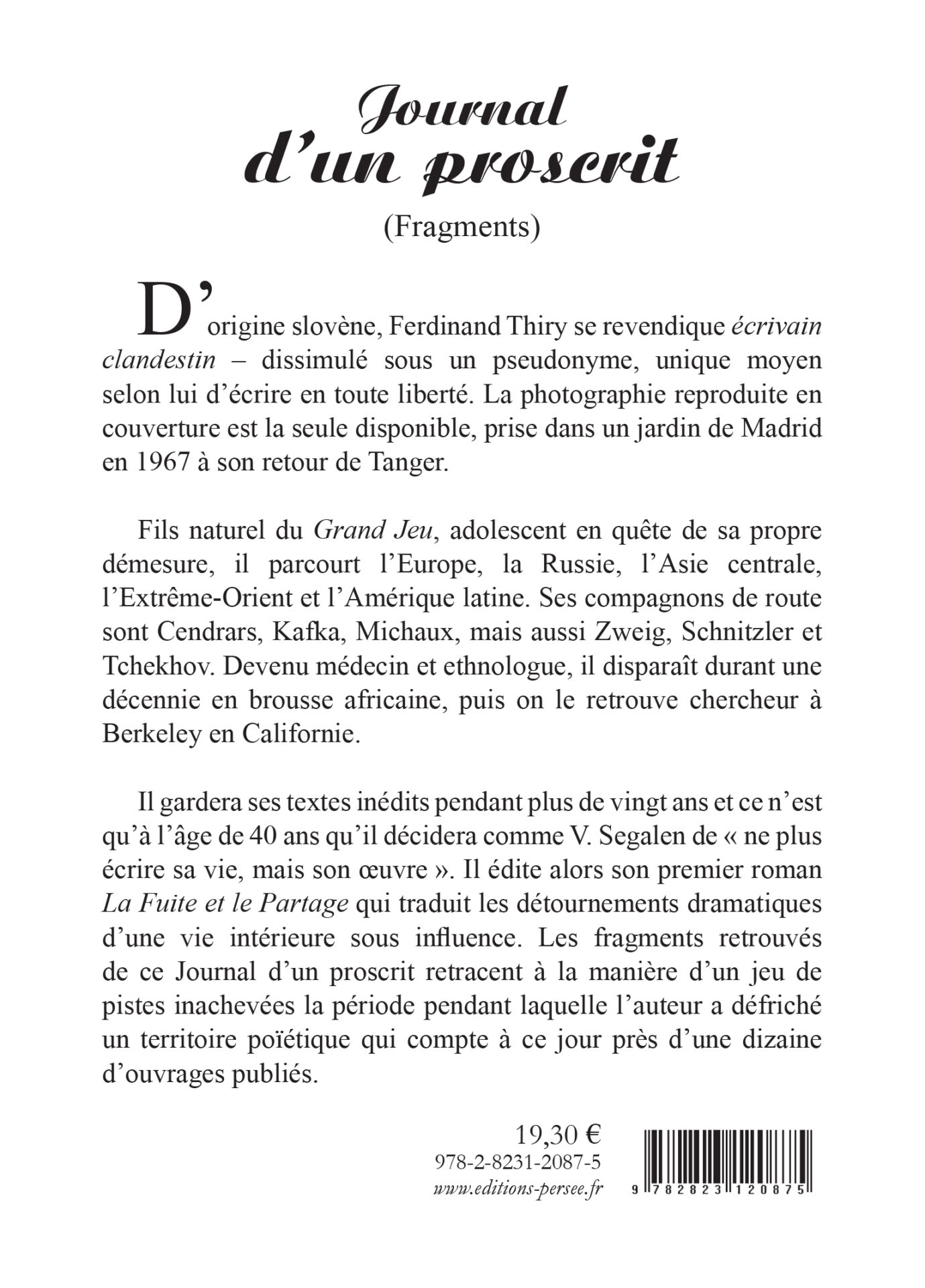 Journal d'un Proscrit – Image 2